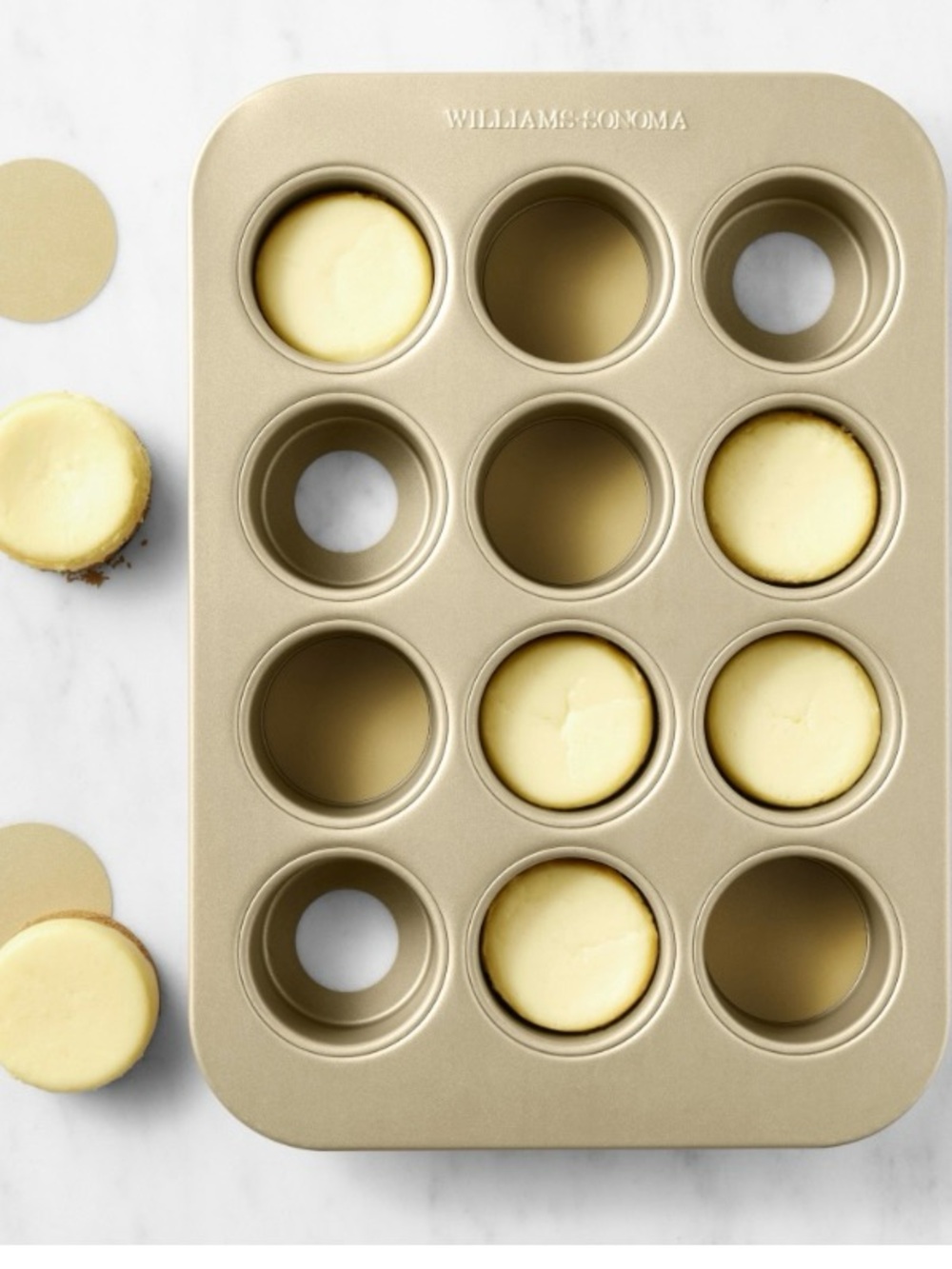 Williams Sonoma Gold Touch Pro Series, Easy  Release 12 Mini Cheesecake Pan NWT